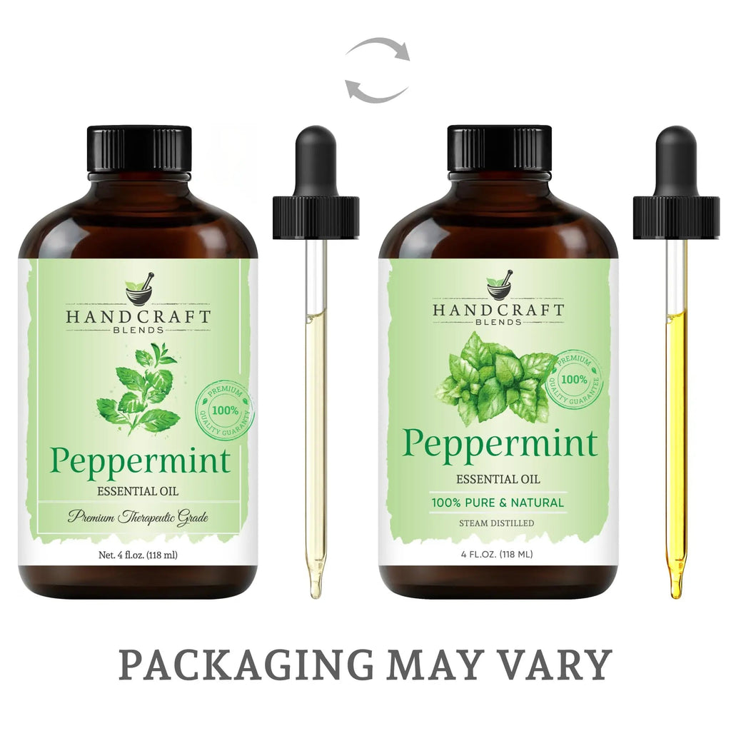 Handcraft Blends Peppermint Essential Oil - Huge 4 Fl Oz - 100% Pure and Natural - Premium Grade Handcraft Blends Au supplements