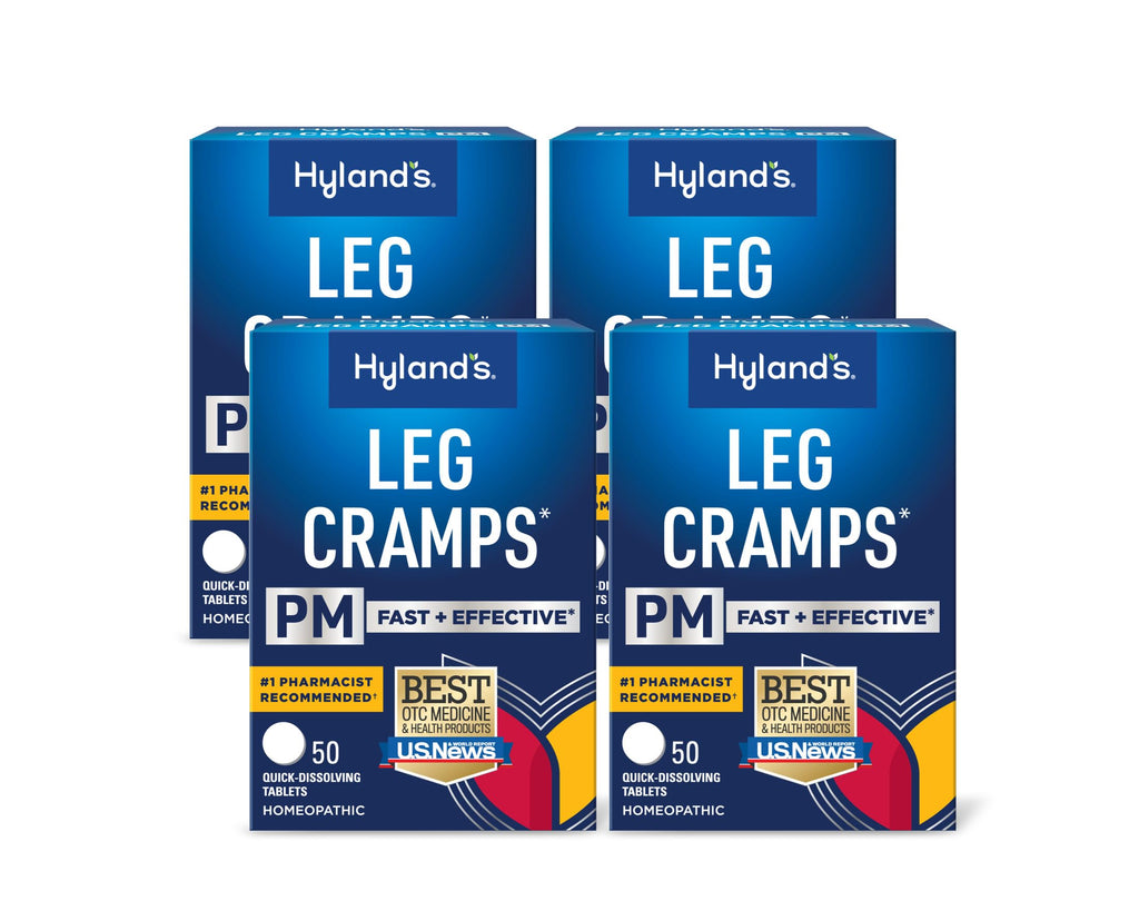 Hyland's Leg Cramps PM, Relief of Nighttime Leg, Calf, and Foot Cramps, 50 Quick-Dissolving Tablets 4-Pack (200 Total) Hyland's Au supplements