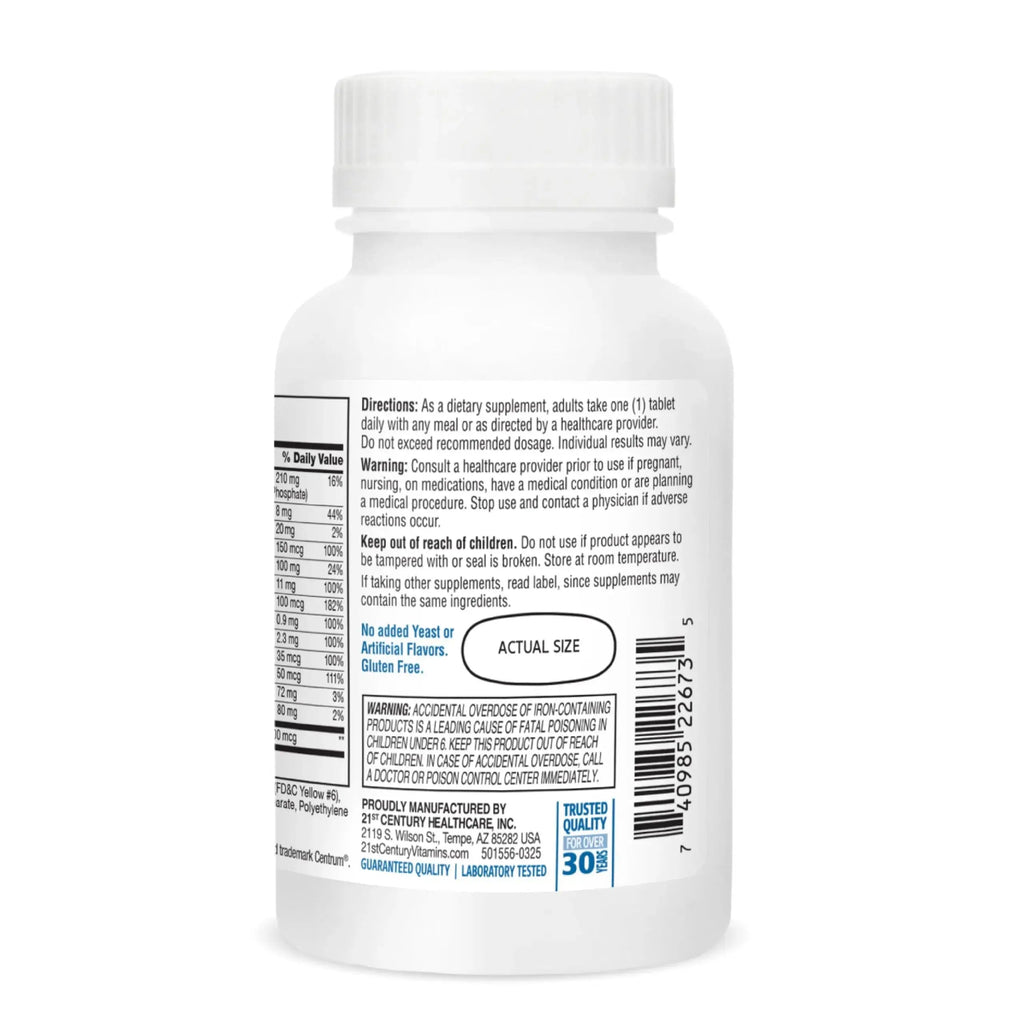 21st Century Sentry Men Multivitamin, 120 Count 21st Century Au supplements