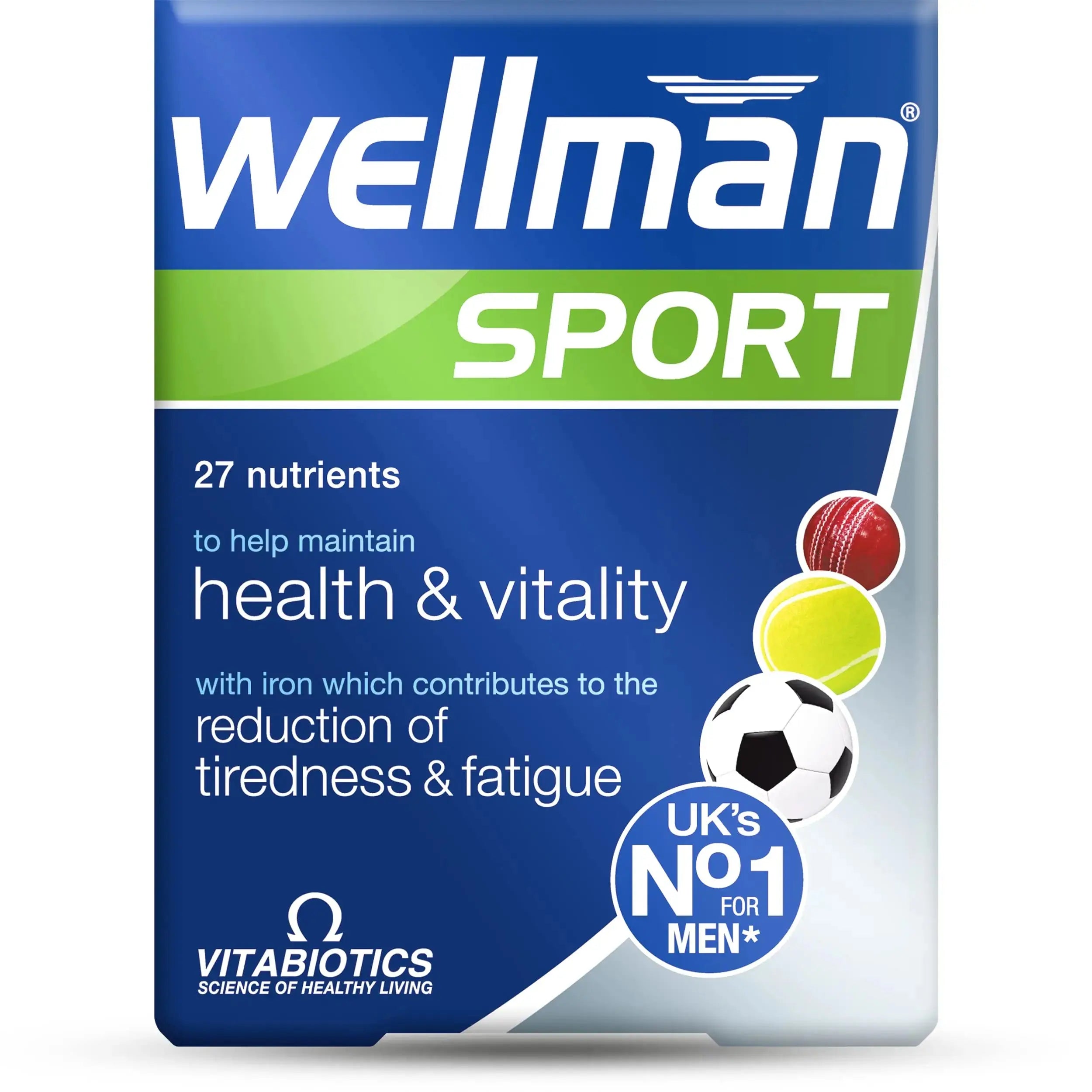 Vitabiotics Wellman Sport Tablets, 30 Tablets Wellman Vitabiotics Au supplements