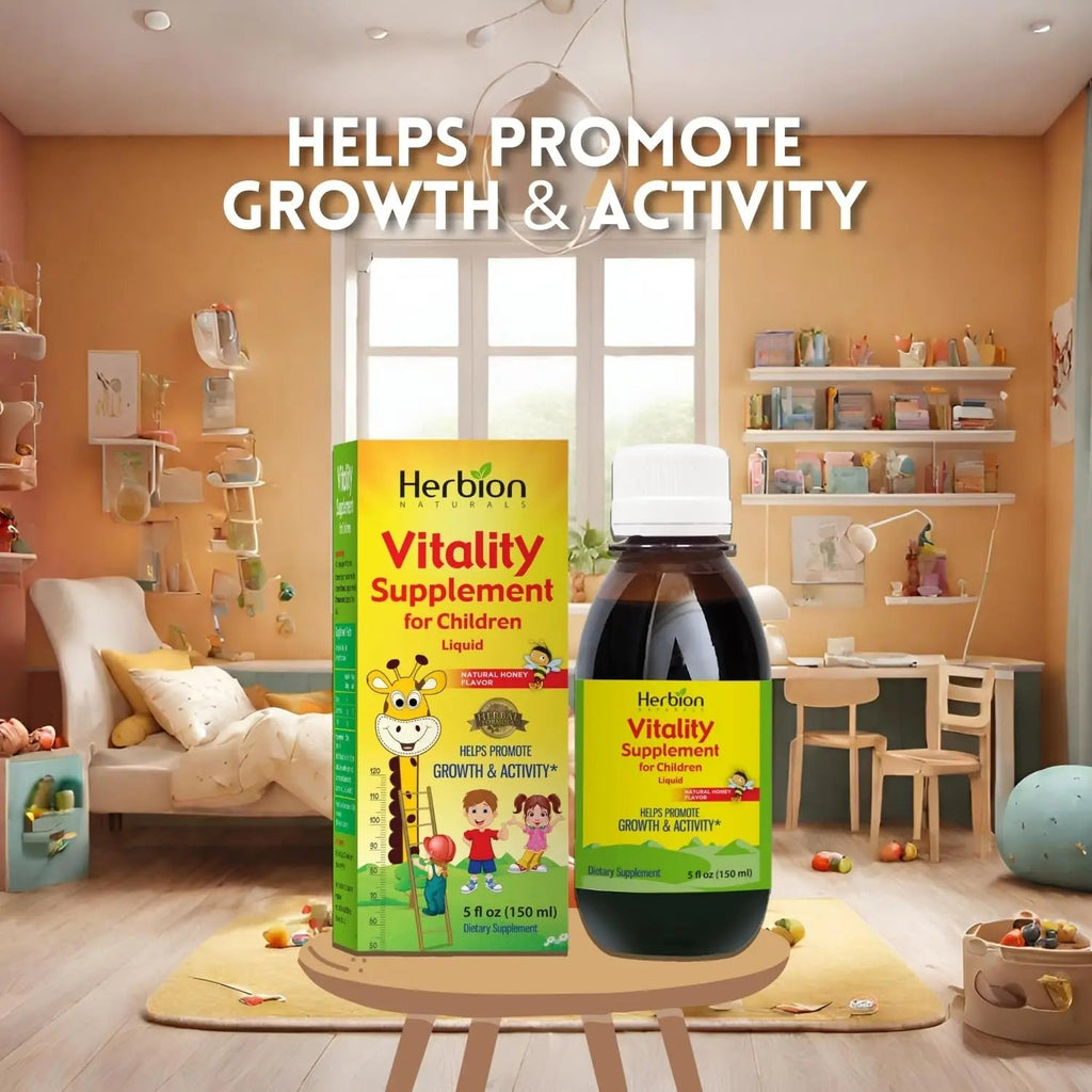 Herbion Naturals Vitality Supplement Syrup for Children, Promotes Growth and Appetite Herbion Naturals Au supplements