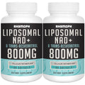 Rhamoph Liposomal NAD+ 800 mg with Trans-Resveratrol 300 mg, Max Absorption, Actual NAD+ Boosting Supplement for Healthy Aging, Cellular Energy, DNA Repair, Longevity - 120 Softgels Rhamoph Au supplements