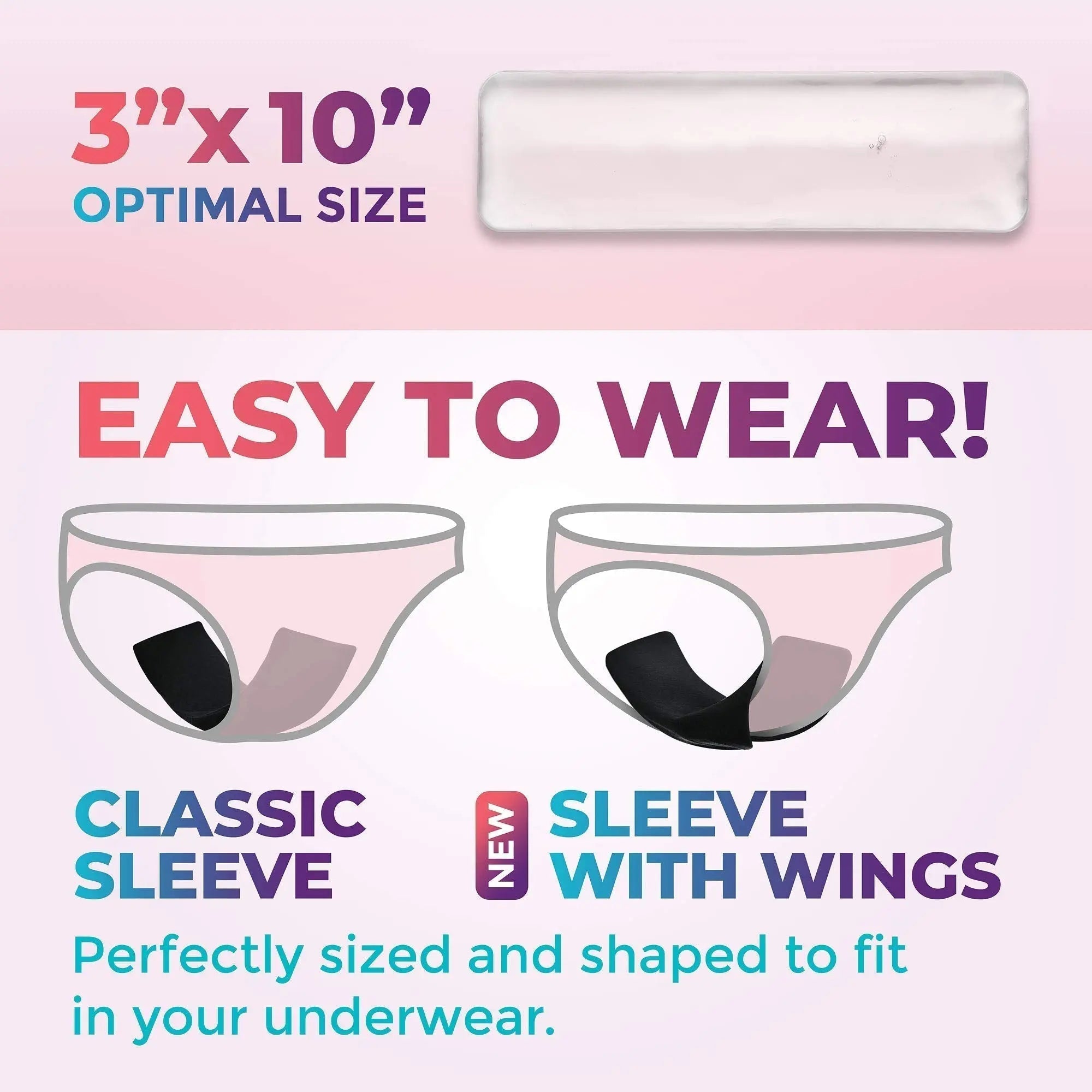 Reusable Perineal Ice Packs with Washable Sleeves – for Hemorrhoids, Postpartum Vaginal Pain PhysioNatural Au supplements
