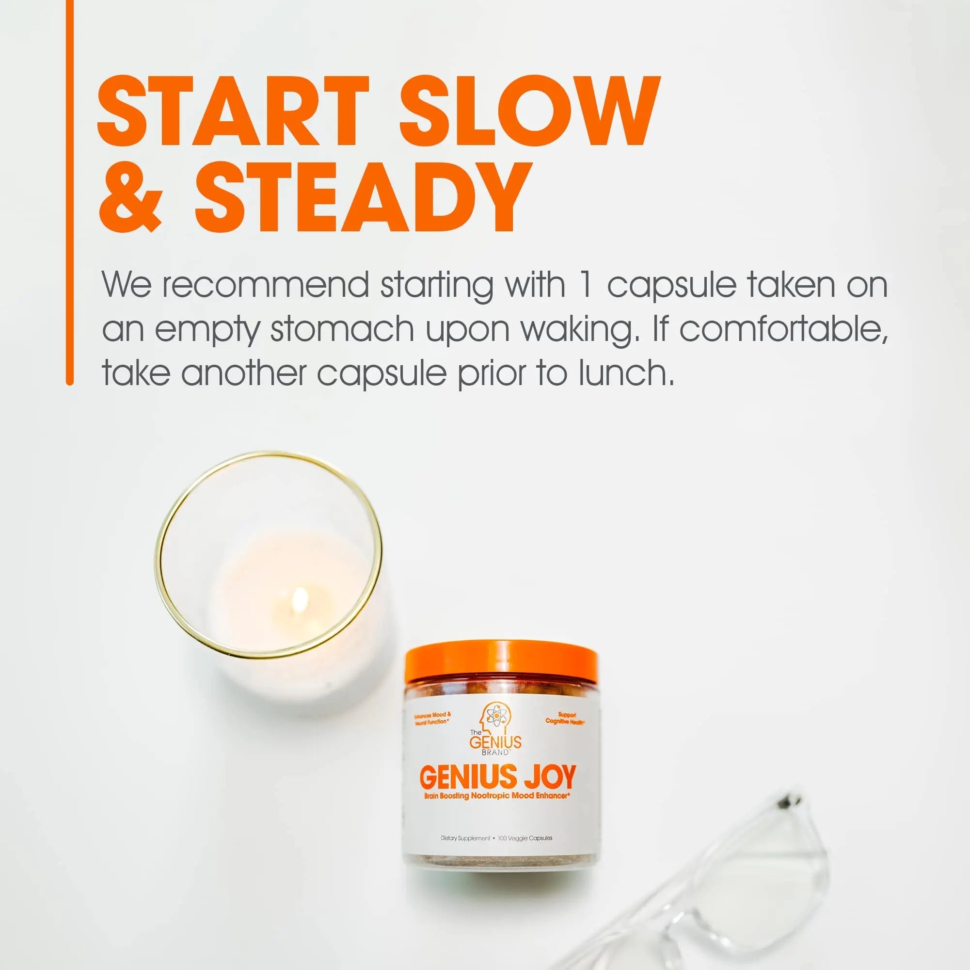 Genius Joy, Nootropic Mood Enhancer Supplement - Support Cognitive Health The Genius Brand Au supplements
