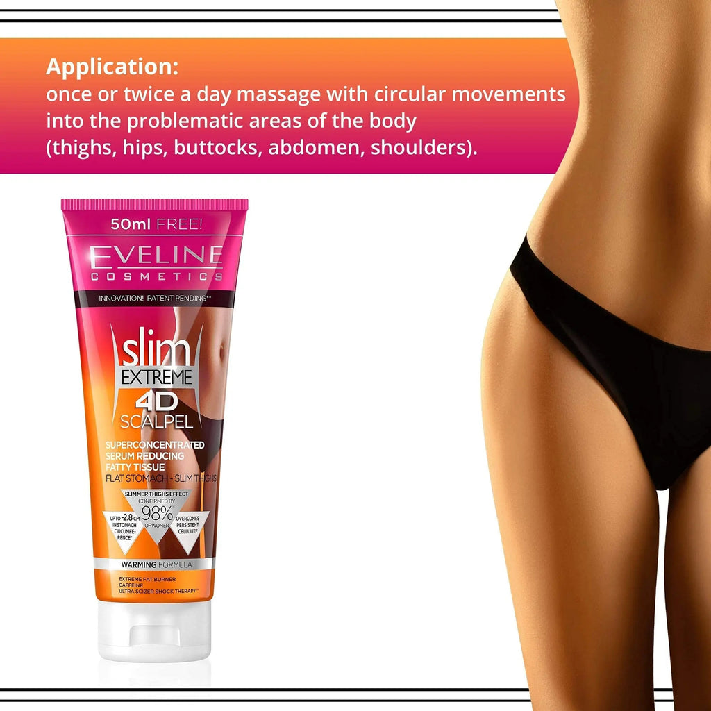Slim Extreme 4D Scalpel Super Concentrated Serum Reducing Fatty Tissue Eveline Cosmetics Au supplements