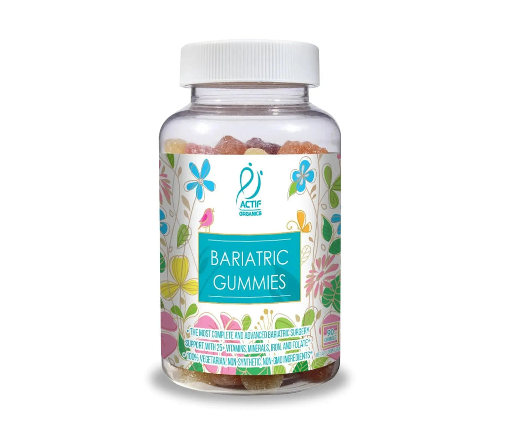 ACTIF Organic Bariatric Gummies with 25+ Organic Vitamins and Minerals for Bariatric Surgery, Advanced Formula ACTIF Au supplements