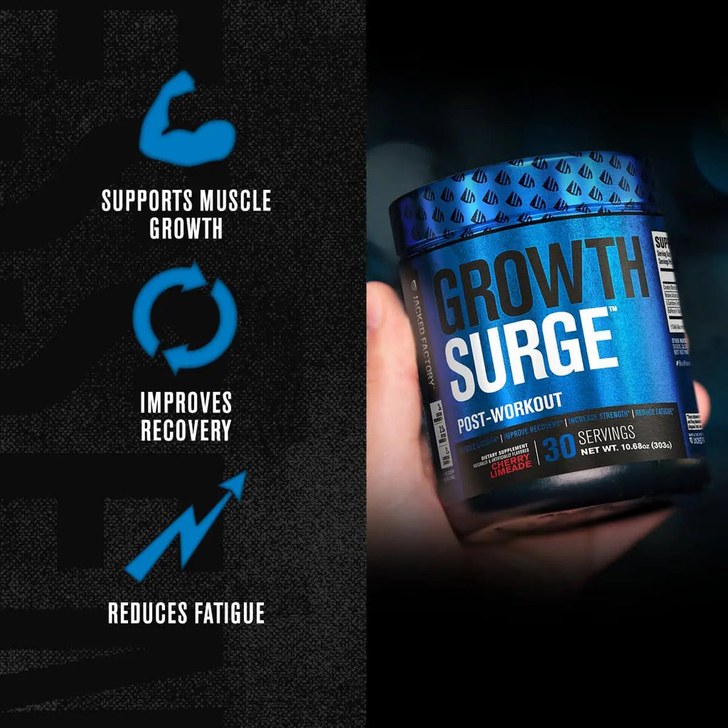 Jacked Factory Growth Surge Creatine Post Workout w/L-Carnitine - Daily Muscle Builder Jacked Factory Au supplements