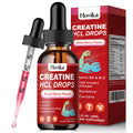 Creatine HCL Liquid Drops for Men & Women, Creatine Hydrochloride with L-Carnitine, L-Glutamine, BCAA, Vitamin B12 & B6 for Muscle Growth & Recovery-Vegan, Mixed Berry Flavor Flavor, 2 Fl Oz Hovika Au supplements
