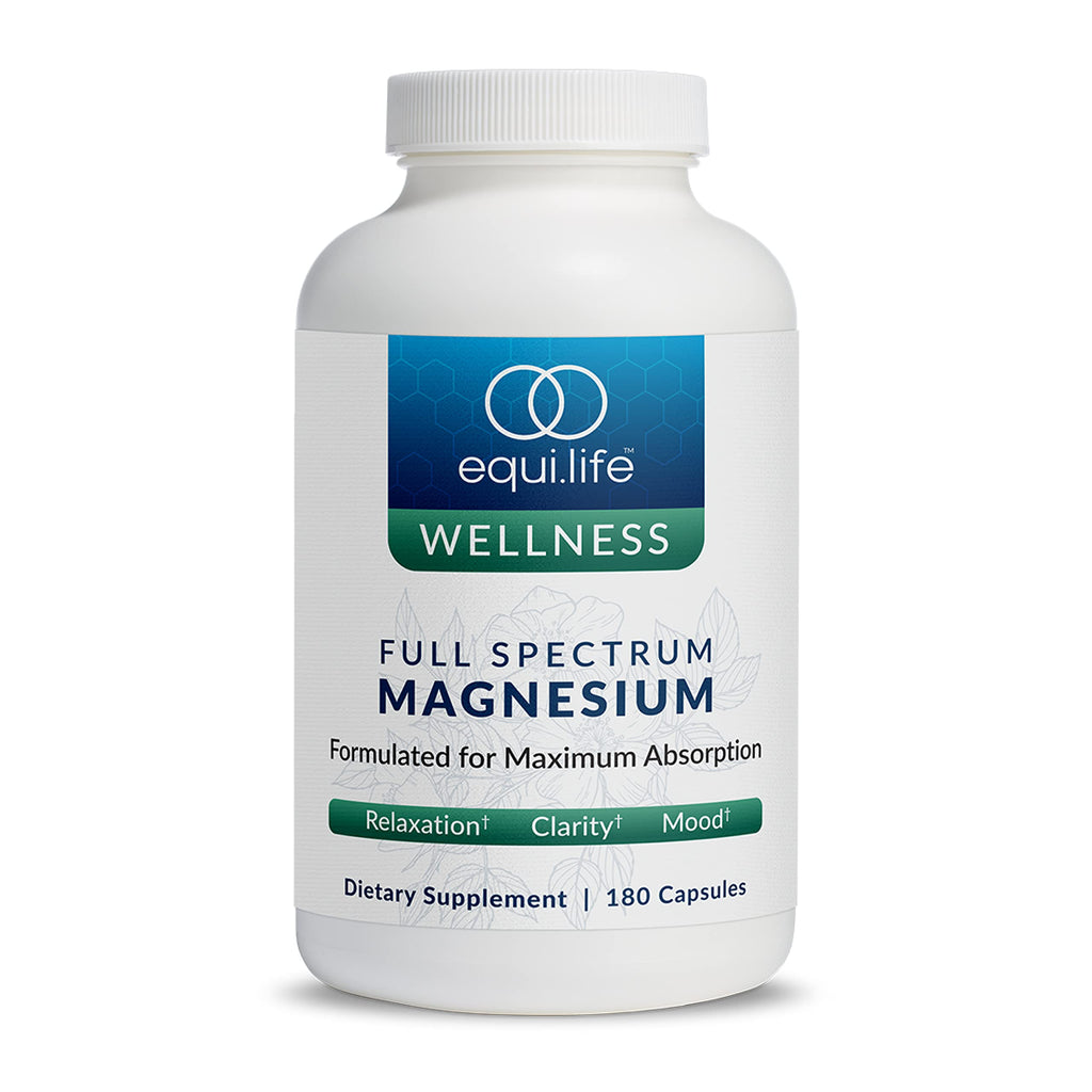 Equilife Full Spectrum Magnesium Supplement, Magnesium Glycinate, Citrate, & Malate, Bioavailable Mineral Blend, Dairy, Soy, & Gluten Free
