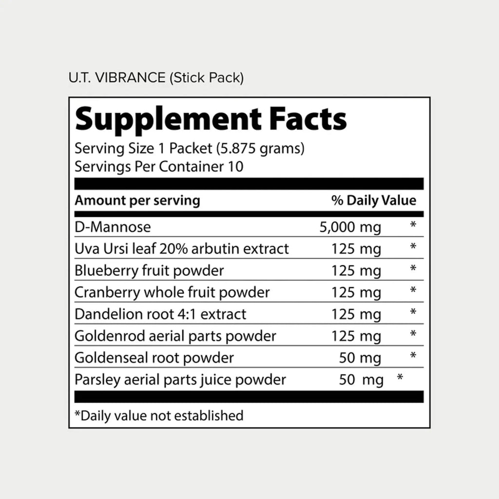 Vibrant Health, U.T. Vibrance Stick Packs, Crisis Intervention for Urinary Tract Health, 10 Servings Vibrant Health Au supplements