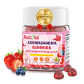 Ascool Ashwagandha Gummies for Stress Relief & Clam with Magnesium + Vitamin D – 90 Count Sugar-Free, Vegan Ashwa Supplements