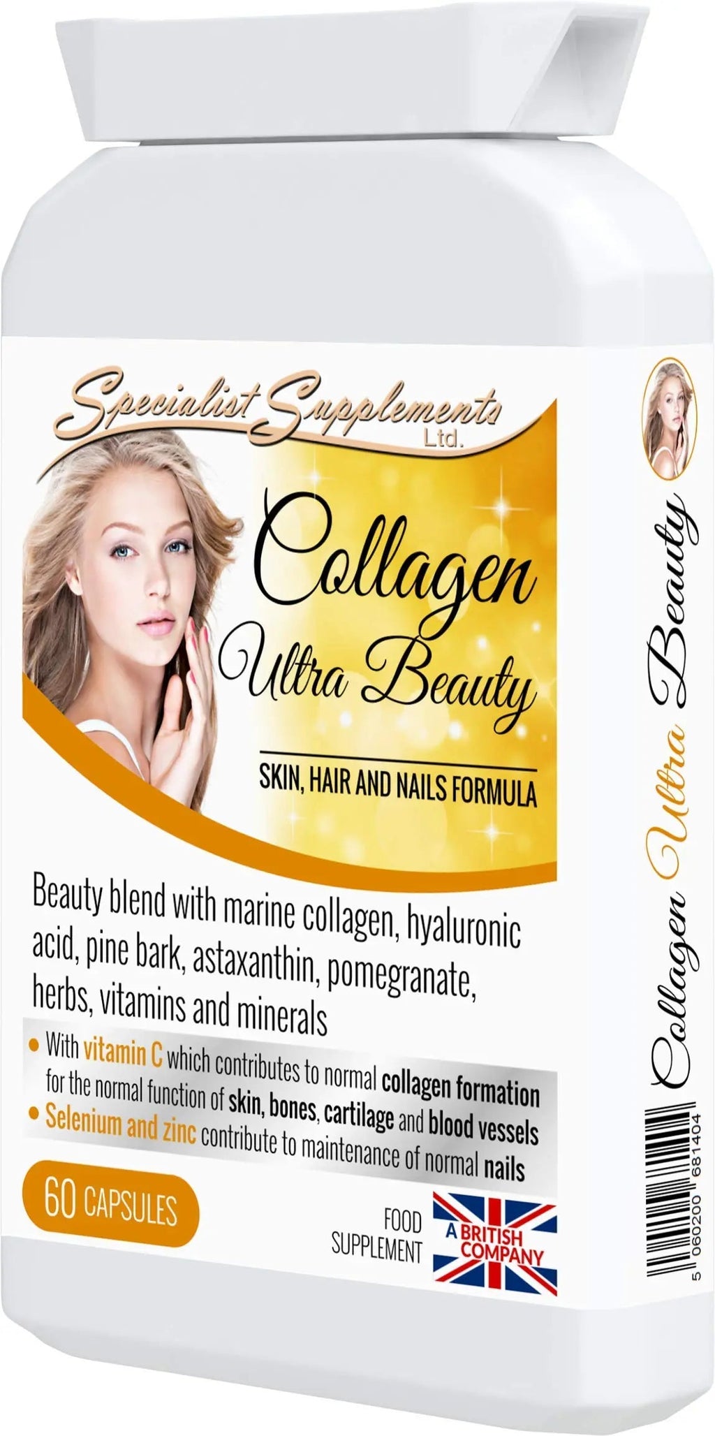 Specialist Supplements Collagen Ultra Beauty Marine Collagen, Hyaluronic Acid, Vitamin, Mineral Specialist Supplements Au supplements