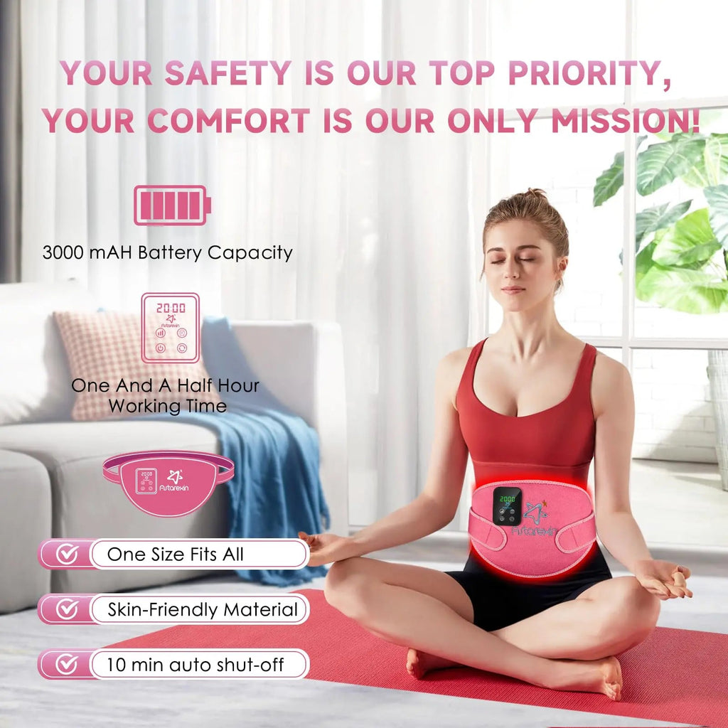 Red Light Therapy Belt Pad: Near Infrared Lamp Pain Relief 156 LEDs Wrap Body Heating Pads Astarexin Au supplements