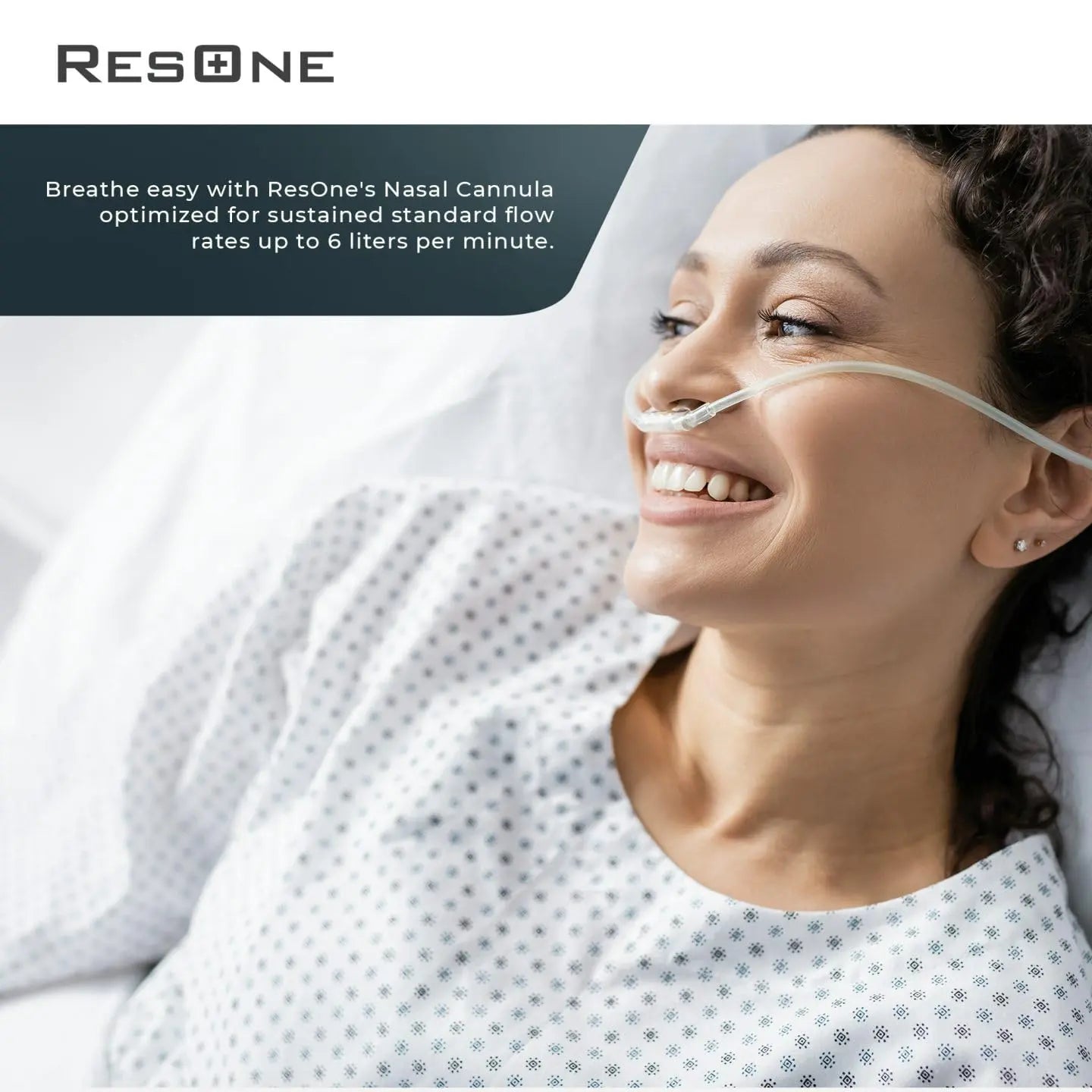 ResOne Soft Nasal Cannula 5-Pack - Oxygen Cannula, Curved Prongs, 4Ft Crush-Resistant Tubing ResOne Au supplements