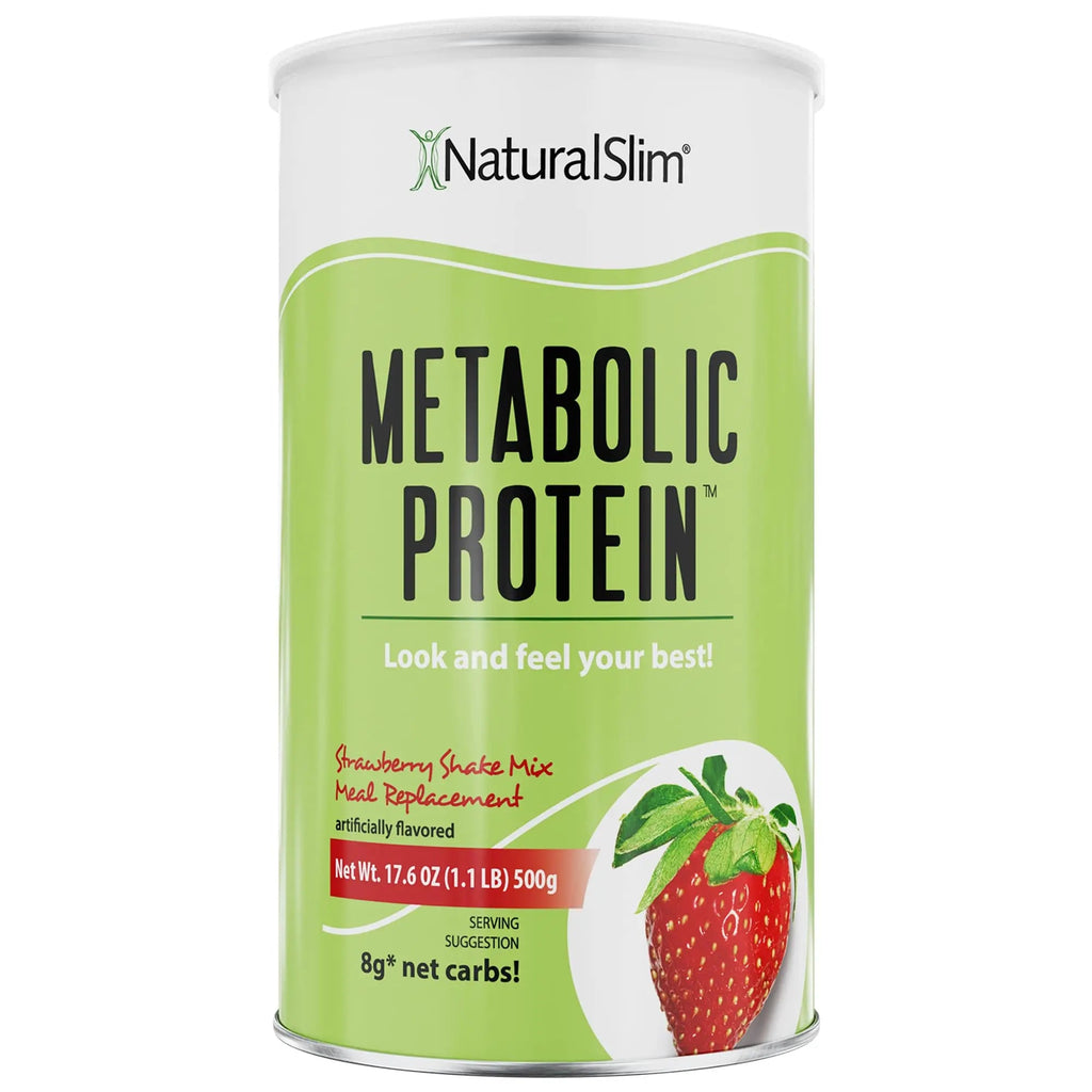 NaturalSlim Metabolic Whey Protein Powder Strawberry – Low Carb, Meal Replacement NaturalSlim Au supplements