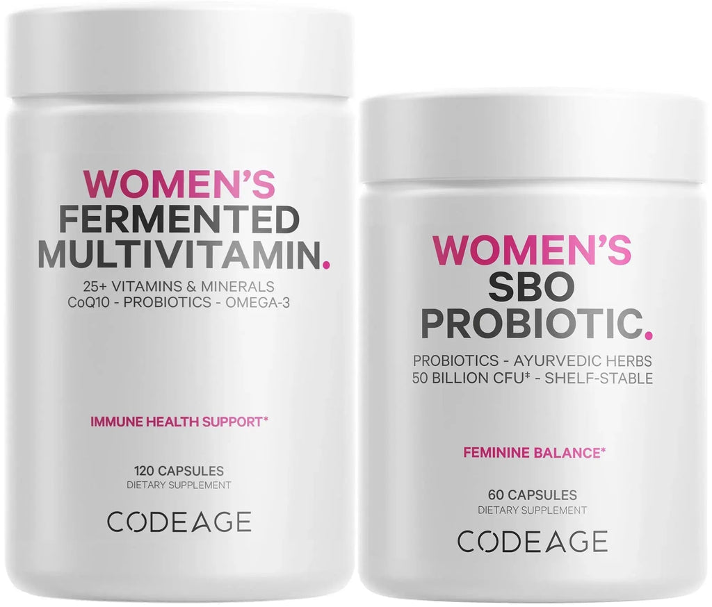 Codeage Women’s Multivitamin Bundle: Women’s Formula & Women’s Probiotic Daily Vitamins Codeage Au supplements