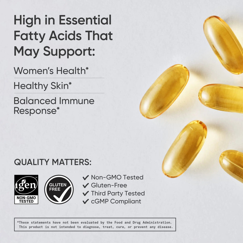 Sports Research Evening Primrose Supplement from Cold Pressed Oil Sports Research Au supplements