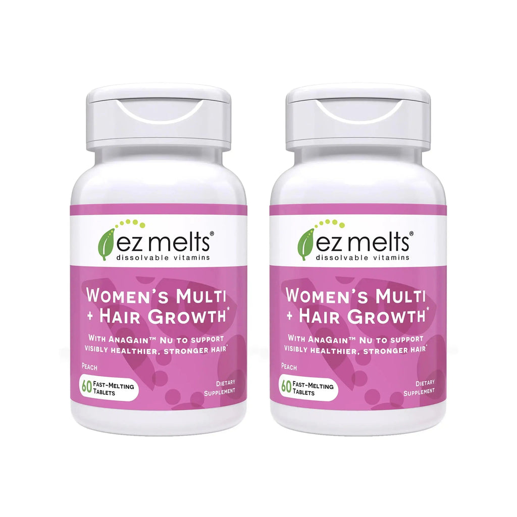 EZ Melts Women's Multi + Hair Growth - Daily Multivitamin for Women - Supports Healthy Energy Levels & Reduced Hair Shedding EZ Melts Au supplements