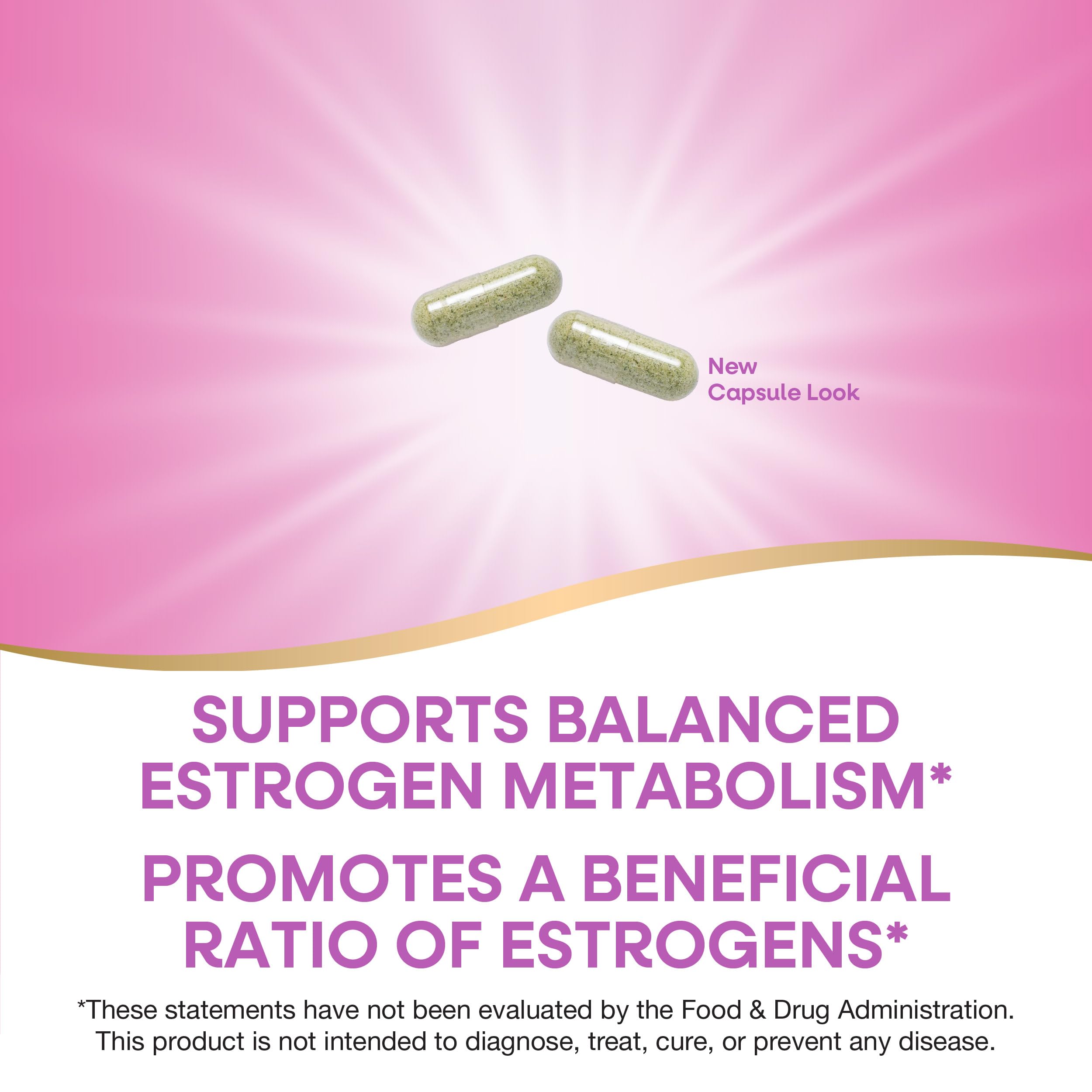 Nature's Way DIM-Plus, DIM Supplement, Supports Balanced Estrogen Metabolism*, Supports Estrogen Hormone Balance*, Diindolylmethane, 120 Vegan Capsules Nature's Way Au supplements