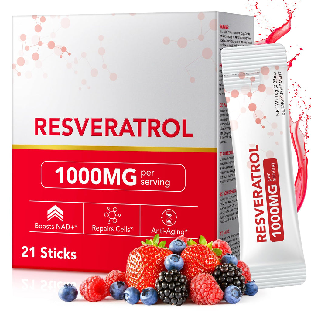 KITNOBLIS NAD+ Supplement for Women 1000mg - High Potency Cellular Energy Booster with PQQ, Resveratrol - Health, Anti-Aging Support （21pcs） KITNOBLIS Au supplements