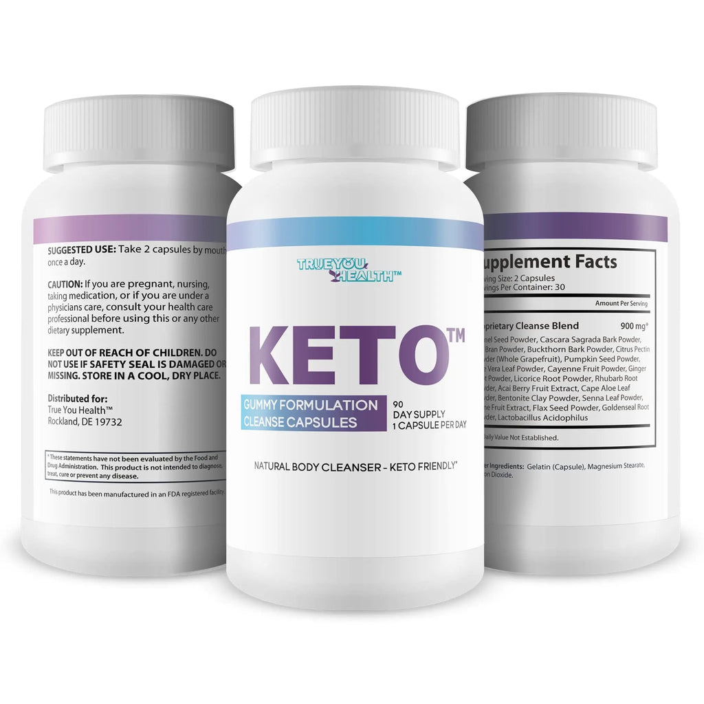 Keto Gummy Formulation Cleanse Capsules - Aid Cleansing & Detoxification - Help Flush Generic Au supplements