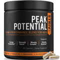 STRIVLABS Peak Potential 12-in-1  Support for Men – Fenugreek, Ashwagandha & Tongkat Ali – Natural Strength