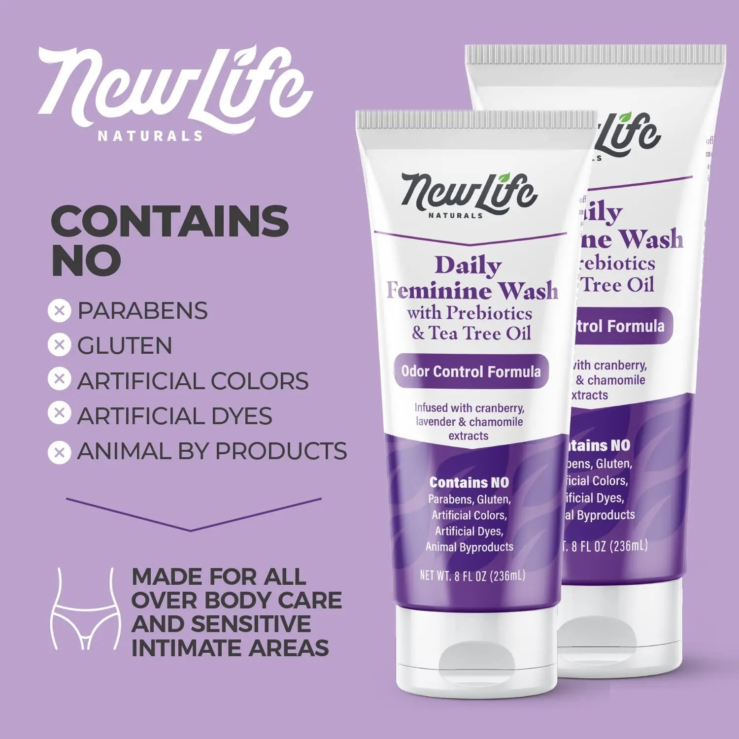 NewLife Naturals Daily Feminine Wash for pH Balance and Odor Control for Feminine Hygiene Intimate Wash NewLife Naturals Au supplements