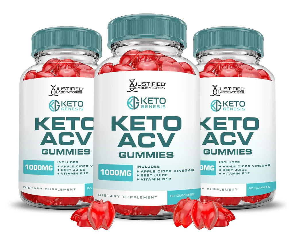 (3 Pack) Keto Genesis Keto ACV Gummies Advanced Formula 1000MG Keto Genesis Keto Justified Laboratories Au supplements