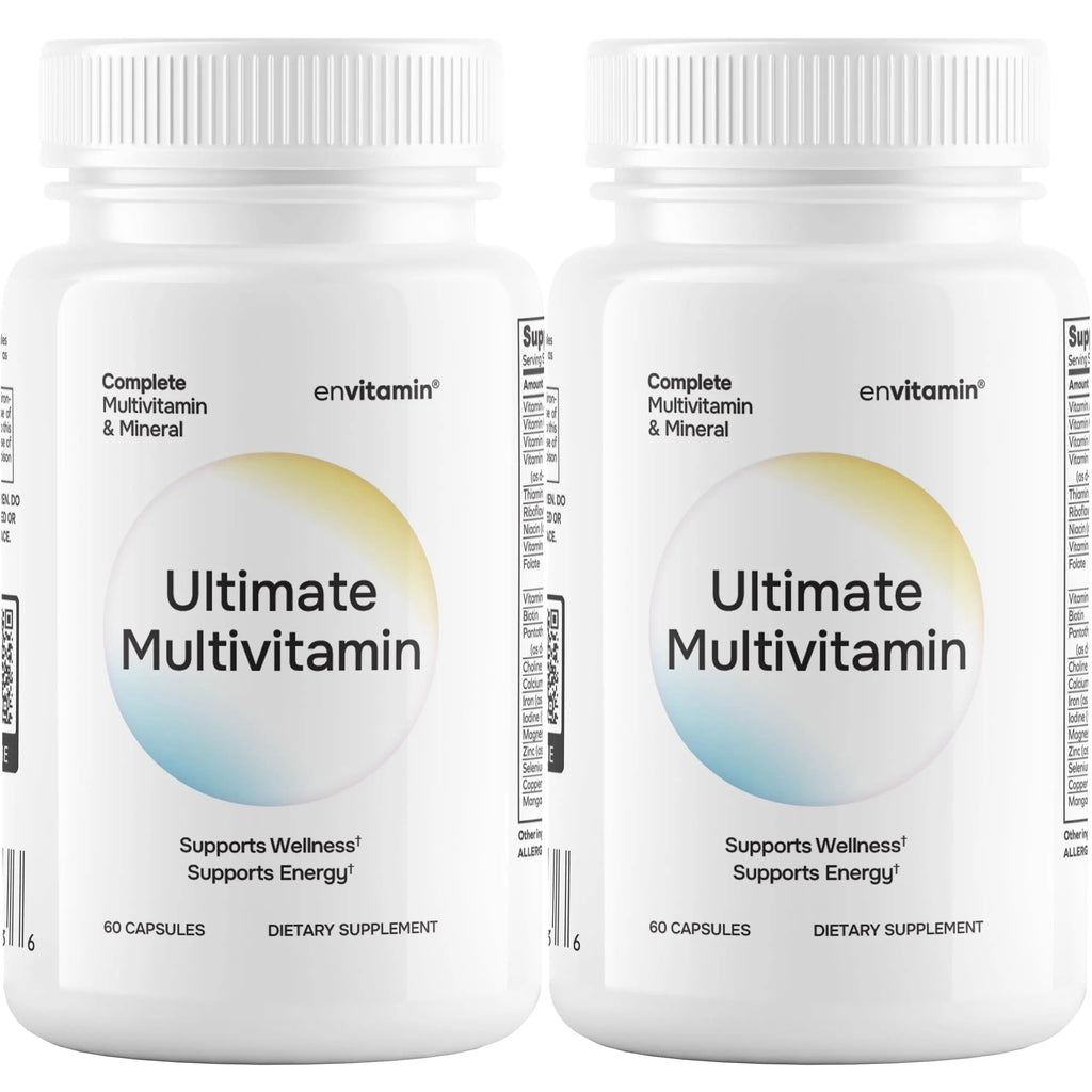 envitamin Ultimate Multivitamin Multimineral and Superfood with 42 Fruit and Vegetable Blend, 60 Count (Ultimate 2 Pack) envitamin Au supplements