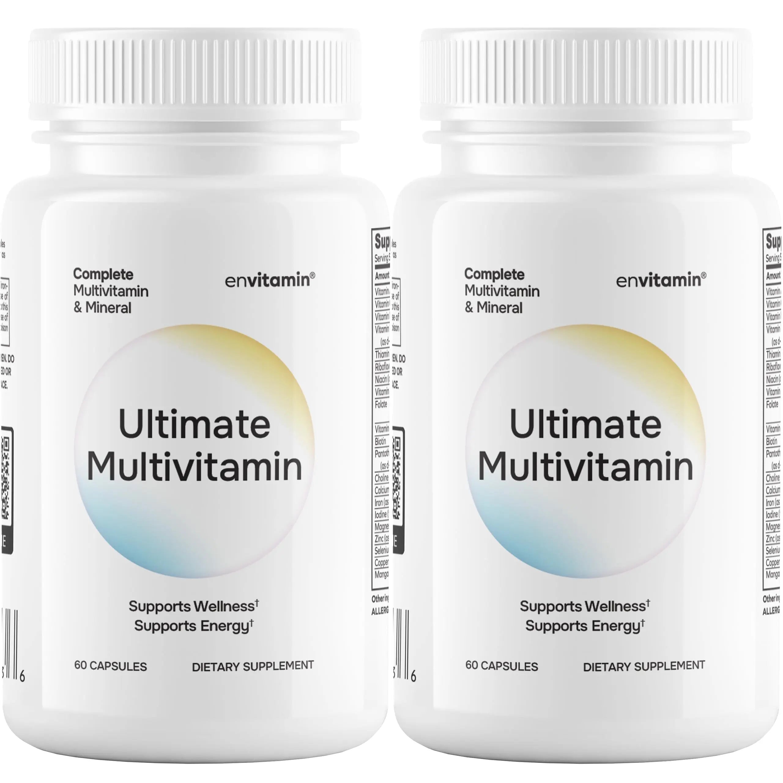 envitamin Ultimate Multivitamin Multimineral and Superfood with 42 Fruit and Vegetable Blend, 60 Count (Ultimate 2 Pack) envitamin Au supplements
