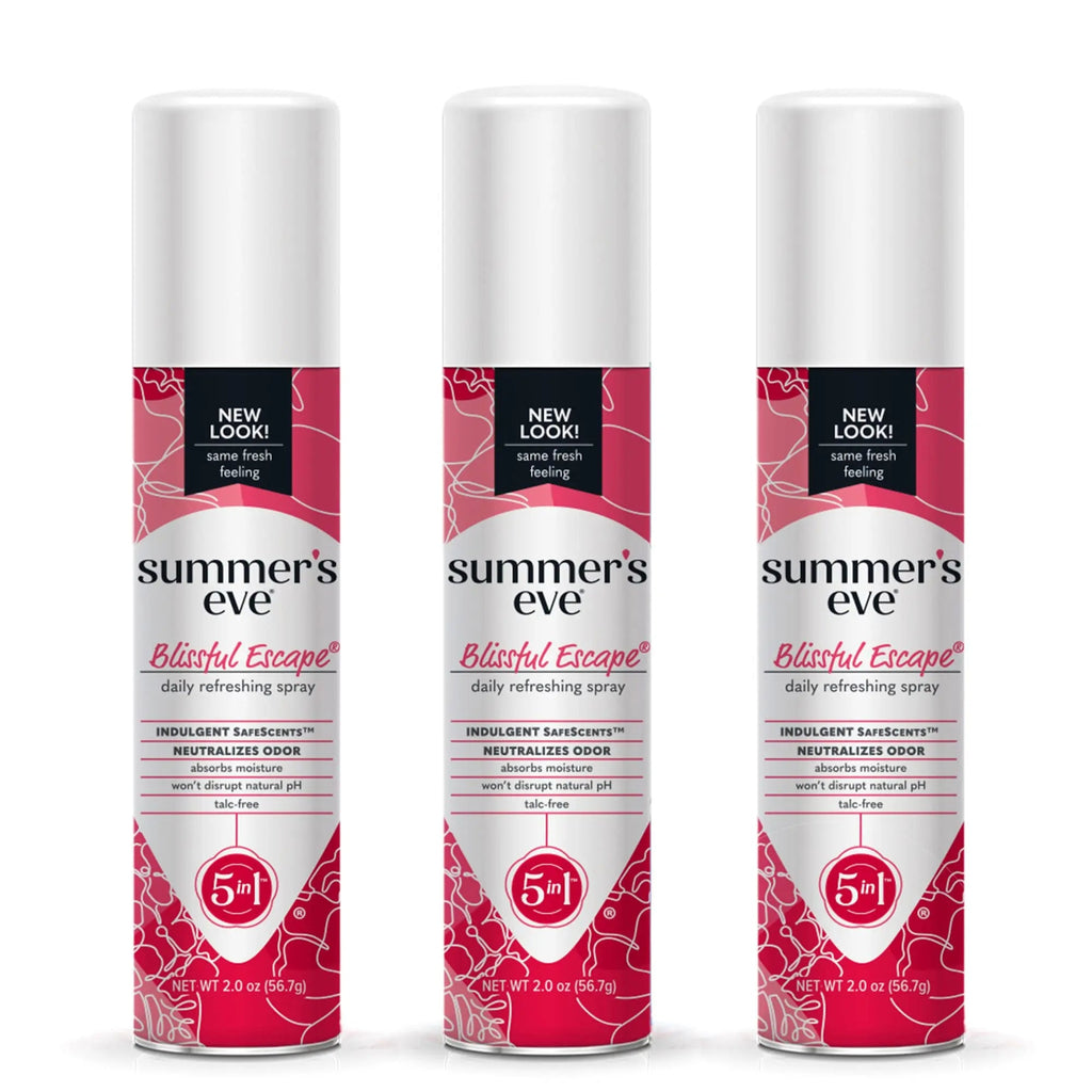 Summer's Eve Blissful Escape Daily Refreshing Feminine Spray, 2 oz, 3 Pack Summer's Eve Au supplements