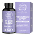 Perimenopause Supplements for Women | Hot Flash, Night Sweat, Mood & Sleep Support | Vegan Hormone Balance Capsules with KSM-66 Ashwagandha, Shatavari & Black Cohosh | Estrogen-Free, 60ct Happy Healthy Hippie Au supplements