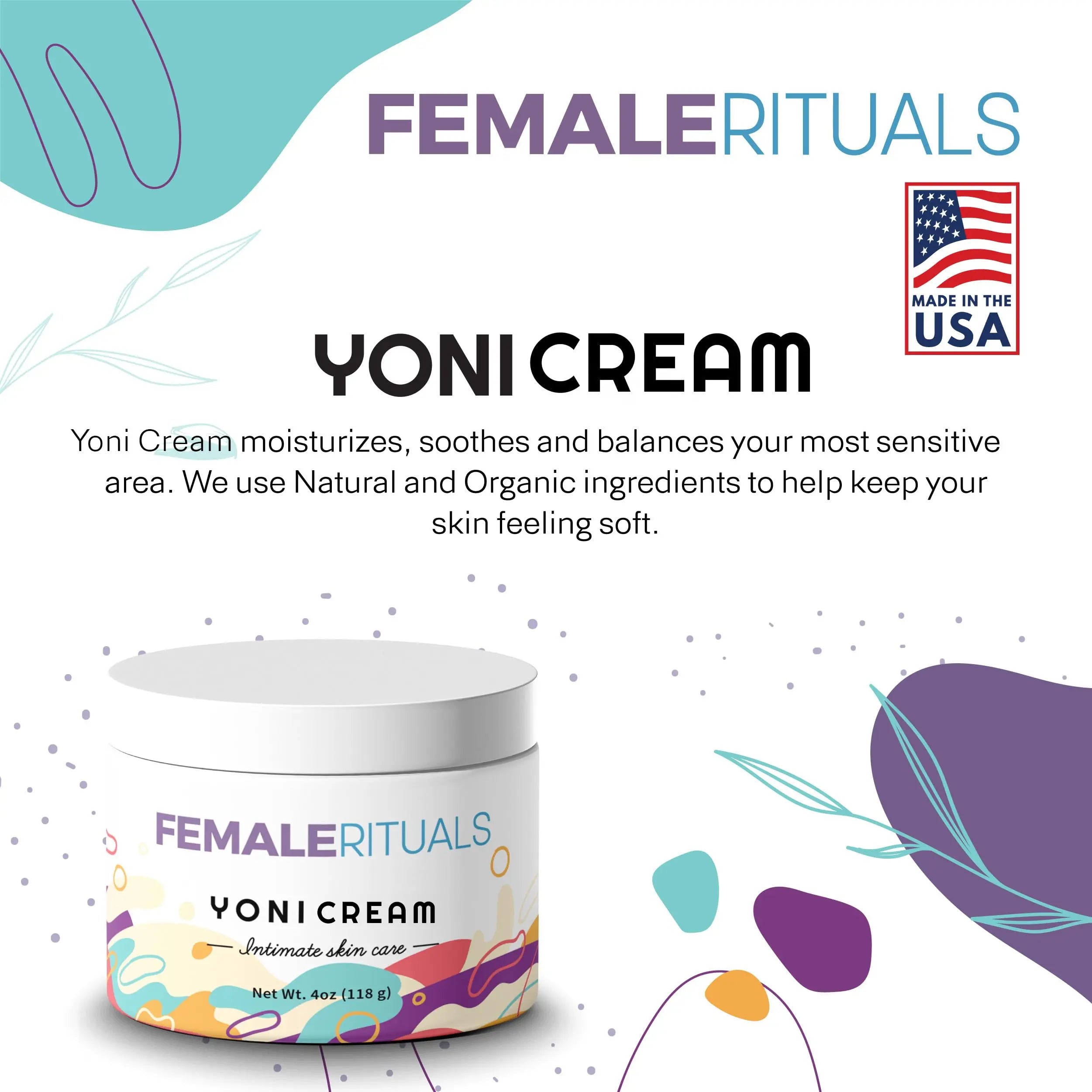 FEMALE RITUALS Vulva Moisturizing Cream - Vulva Care Balm - Clinically Tested Vaginal Moisturizer FEMALE RITUALS Au supplements