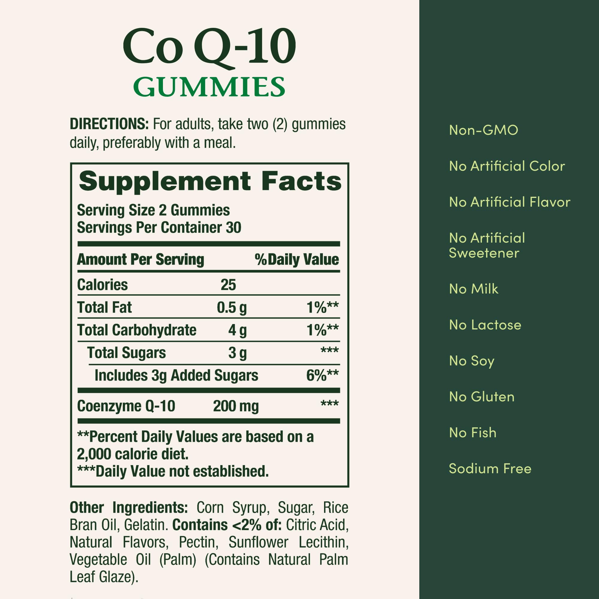 Nature's Bounty CoQ10 Gummies, Supports Heart Health, CoQ10 200mg, Peach Mango Flavor, 60 Count