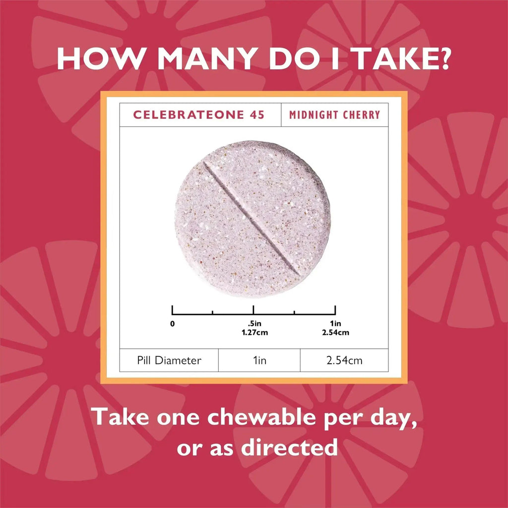 Celebrate Vitamins CelebrateONE 45 Chewables, 45mg Iron - Once Daily Bariatric Multivitamin, Essential Vitamins & Minerals Celebrate Bariatric Supplements Au supplements