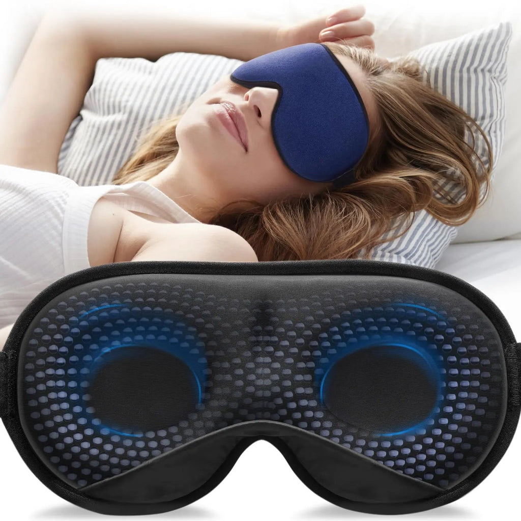 YFONG Weighted Sleep Mask, Women Men 3D Eye Mask Blocking Lights YFONG Au supplements