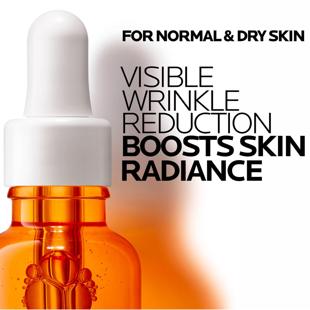 La Roche-Posay Pure Vitamin C Serum For Face With Hyaluronic Acid & Salicylic Acid, Hydrating & Brightening Serum