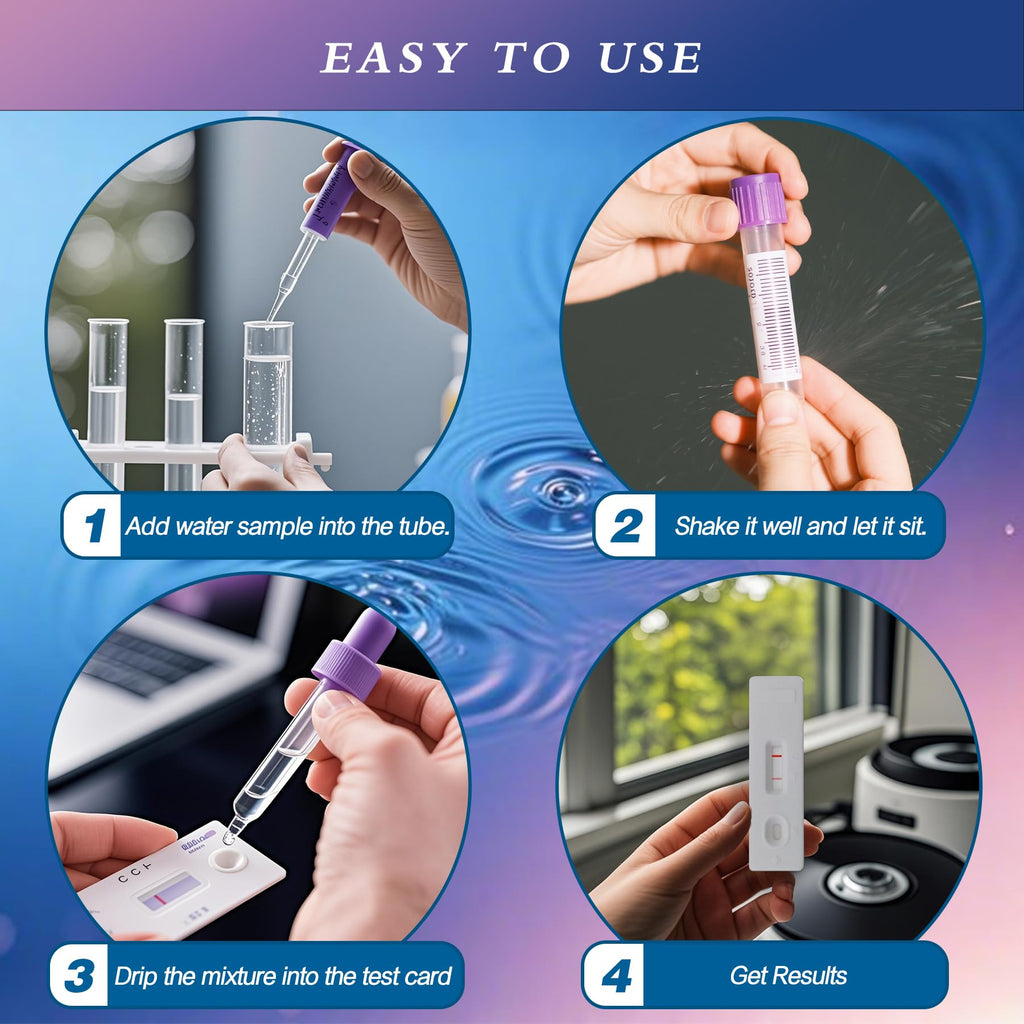 Water Bacteria Test Kit for Drinking Water: Results in 15 Minutes Coliform Bacteria Water Test Kit 2 Counts for Any Water Source Including Well Water Pool Water SaySummer Au supplements