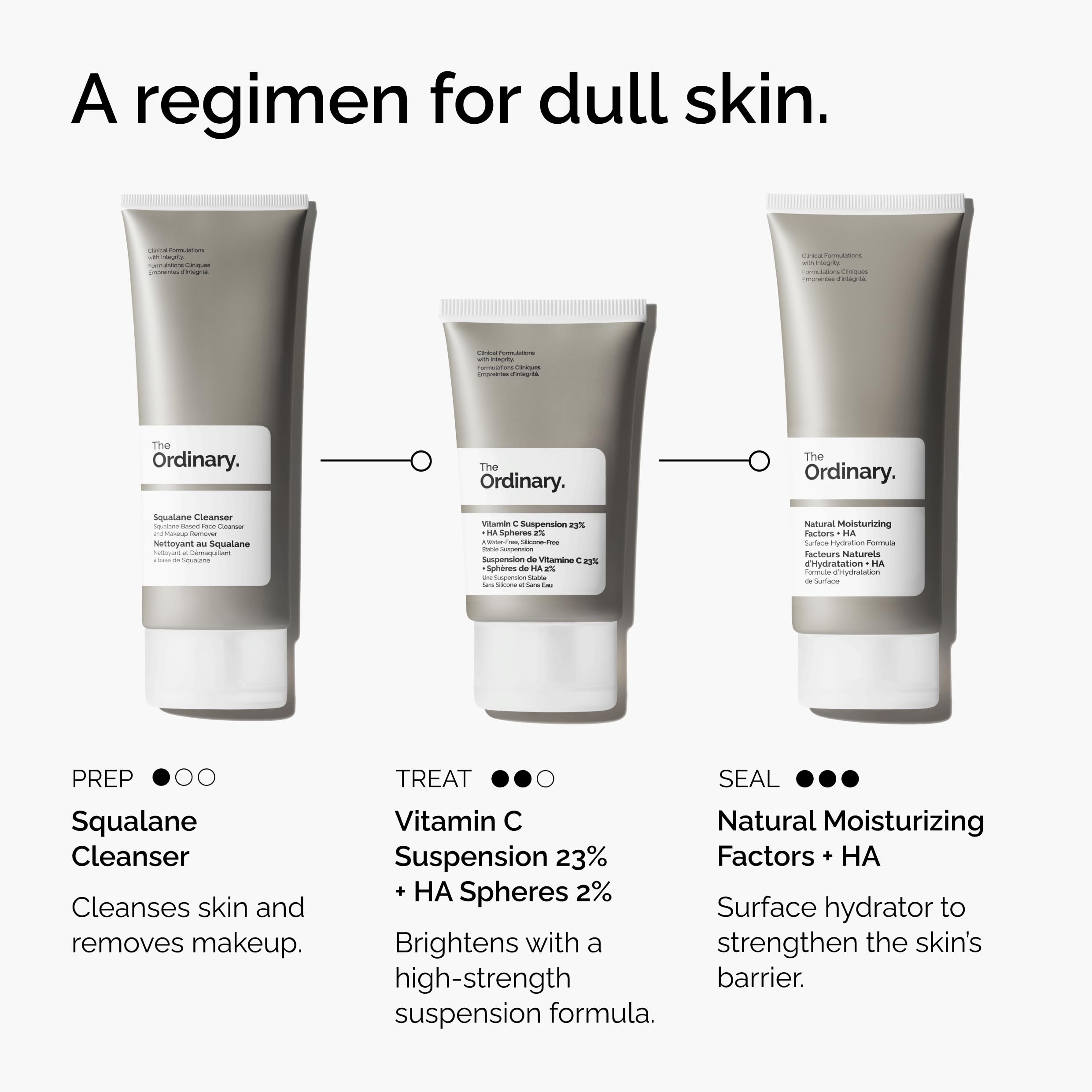 The Ordinary Vitamin C Suspension 23% + Hyaluronic Acid Spheres 2%, Serum with Pure L-Ascorbic Acid, 1 Fl Oz