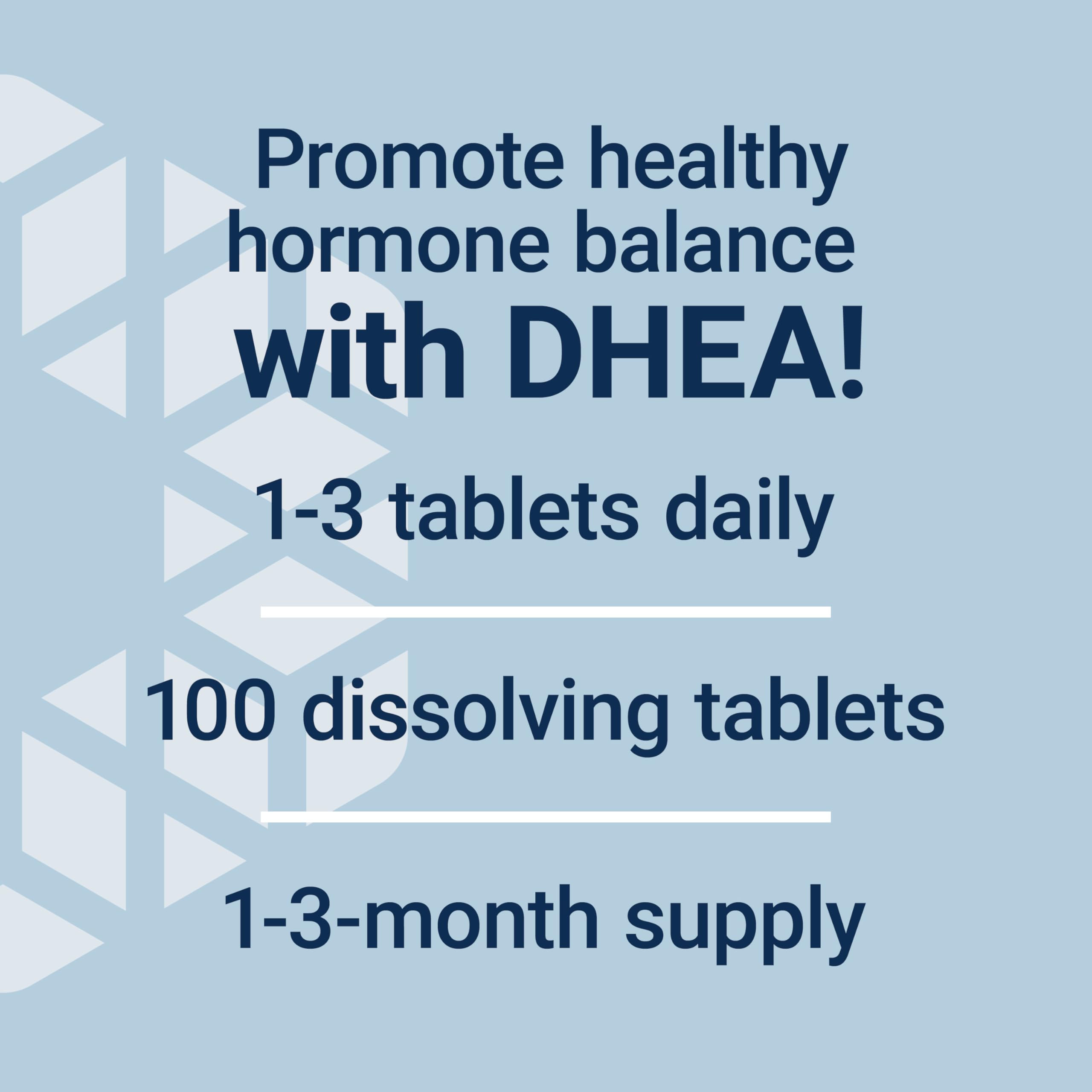 Life Extension DHEA 25 mg – Hormone Balance Supplement, Memory, Muscle Health, Bone Health, Men’s Health, Women’s Health, Gluten-Free, Non-GMO, Vegetarian, 100 Dissolve-in-Mouth Tablets Life Extension Au supplements