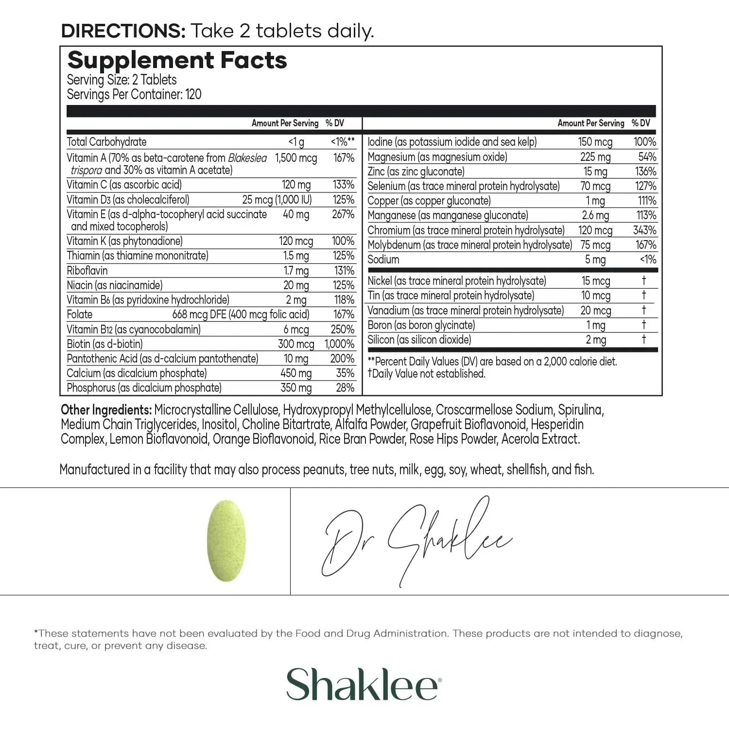 Shaklee - Vita-Lea® Men High Potency Multivitamin and Multimineral - Supports Heart, Immune, Bone, and Joint Health Shaklee Au supplements
