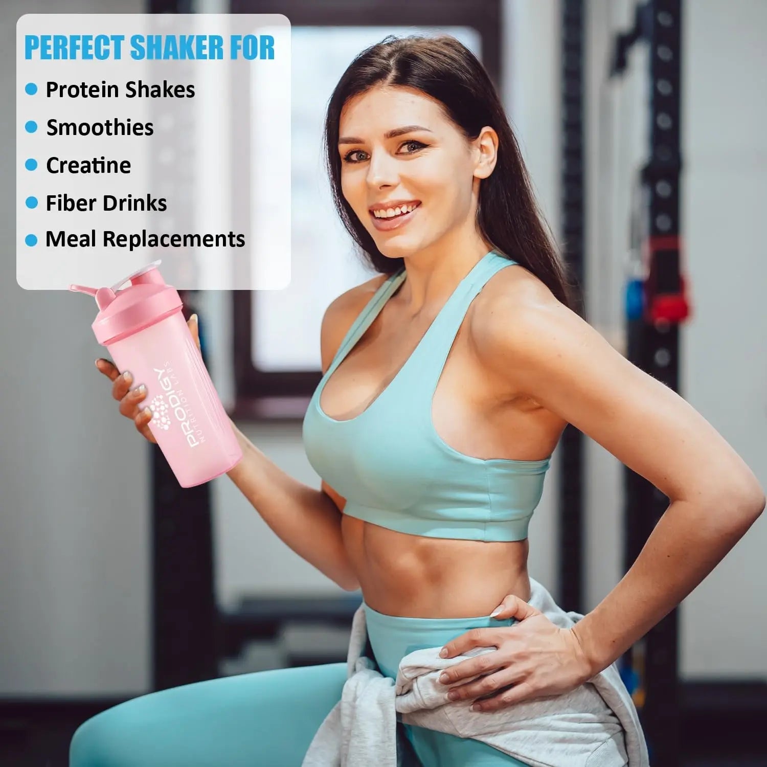 Protein Shaker 20oz Large Shaker Bottle Perfect for Workout Supplements, Protein powder Prodigy Nutrition Labs Au supplements