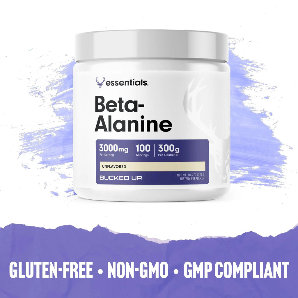Bucked Up Beta Alanine 300mg Powder, Non-GMO, Gluten-Free, Unflavored (100 Servings) Bucked Up Au supplements