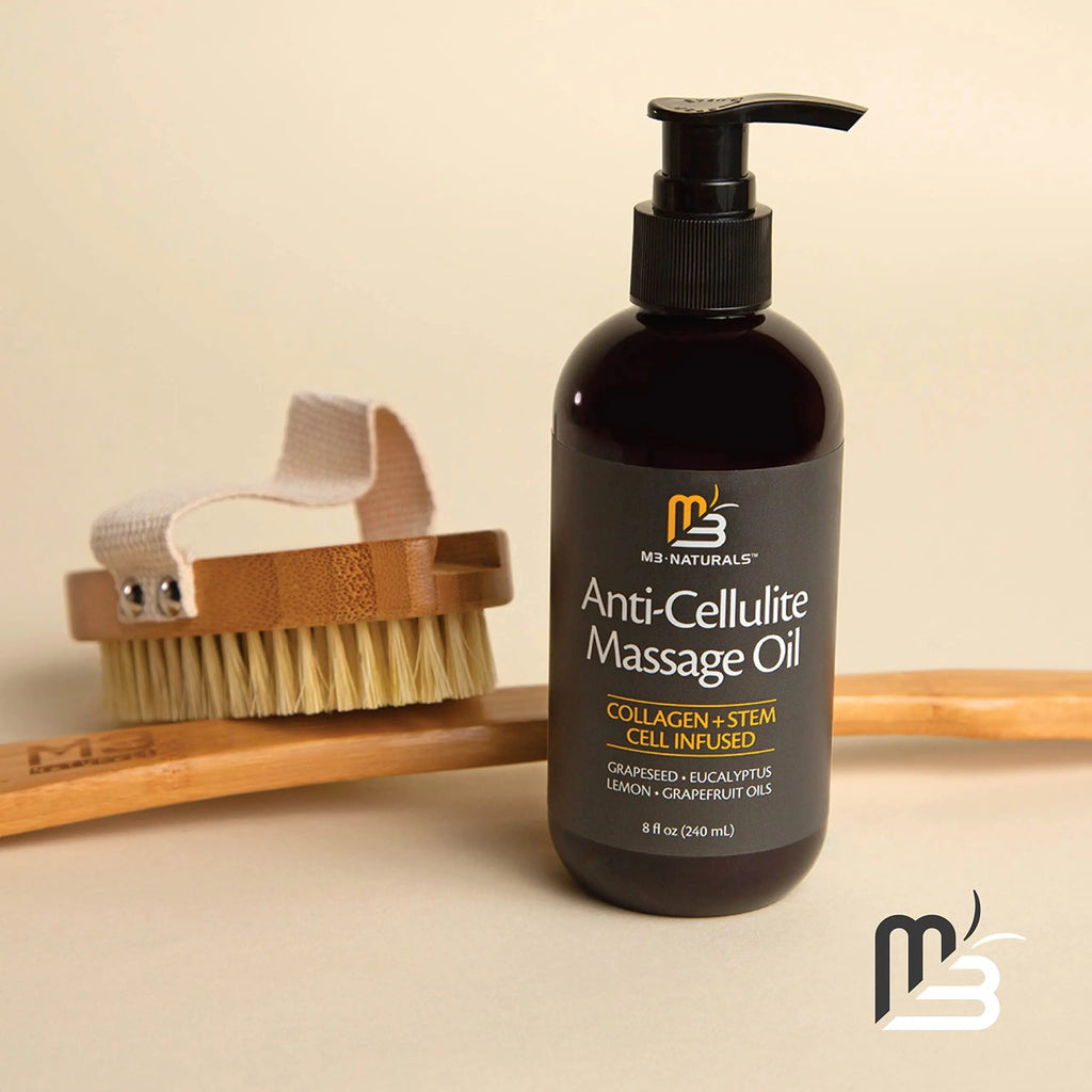 Anti Cellulite Massage Oil for Massage Therapy - Collagen and Stem Cell Skin Tightening M3 Naturals Au supplements
