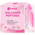 OMOGS Collagen Peptides Powder, with Prebiotics & Cranberry Extract -Hydrolyzed Collagen Peptides Support Hair, Skin, Nail, Bone & Digestive Health