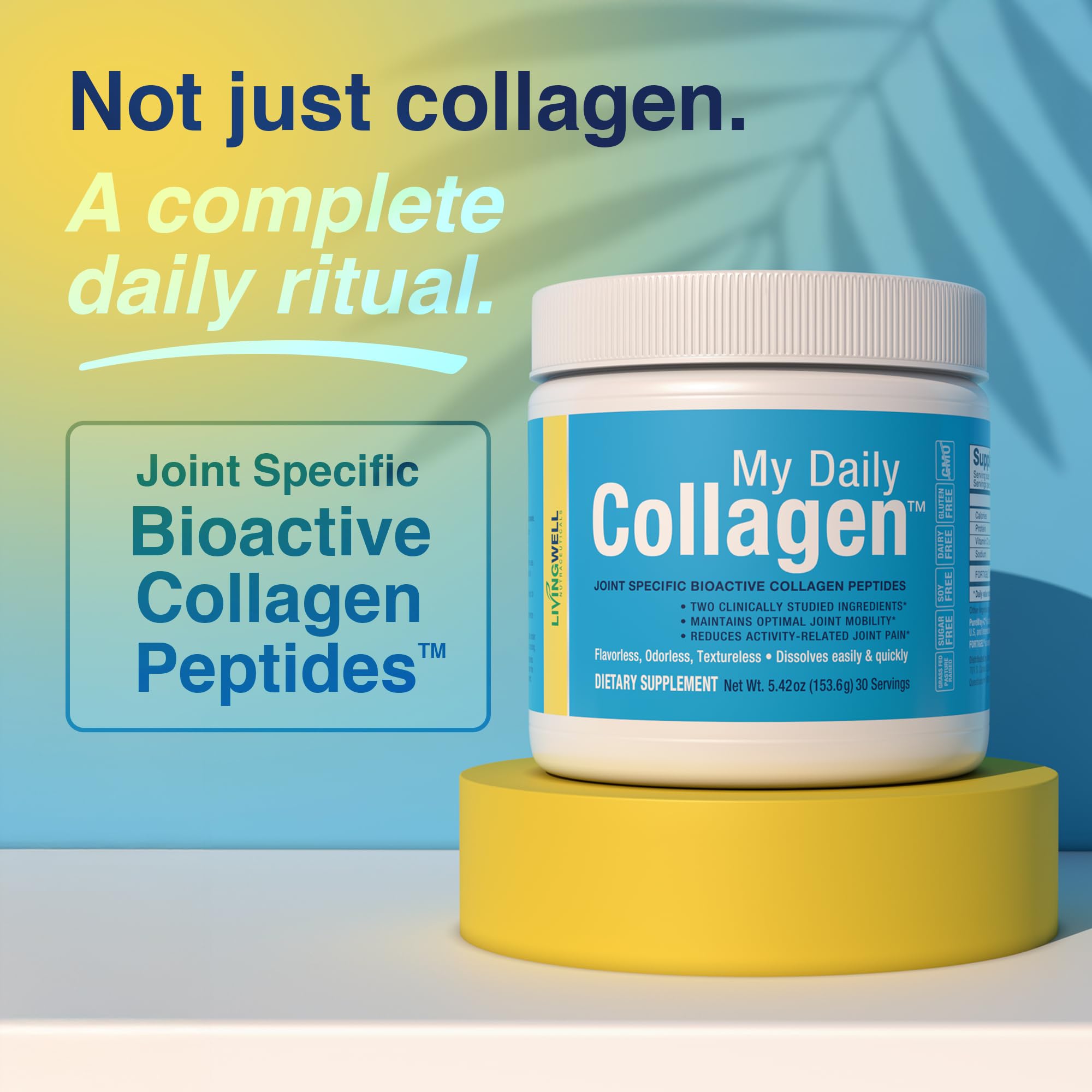 Premium Collagen Peptides Type 1 & 3 Collagen Powder - Hydrolyzed Bovine with Protein & Vitamin C – Unflavored Powdered Peptides Protein for Men and Women Joint & Cartilage Health – 30 Servings My Daily Collagen Au supplements