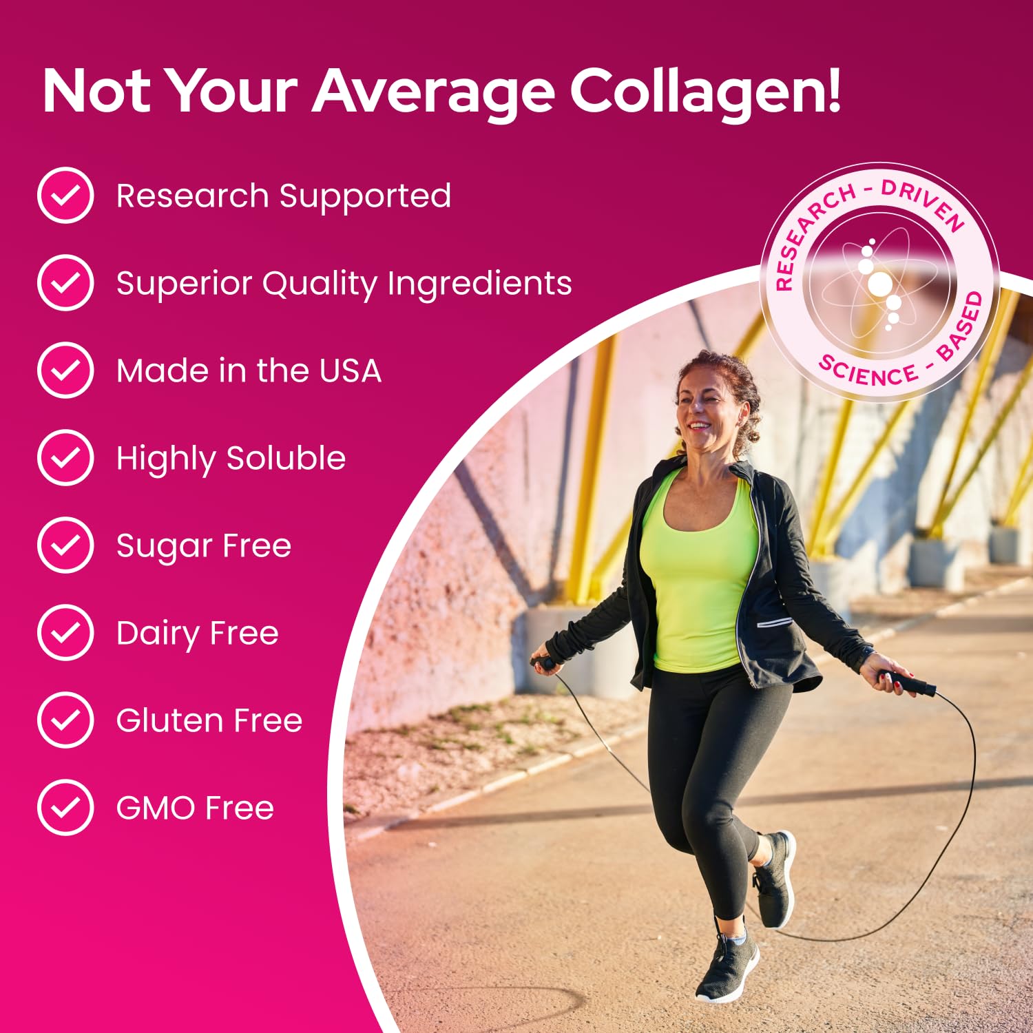 FORTIBONE Collagen Peptides Essential Bone Builder Hydrolyzed Collagen Powder for Women & Men, Clinically-Supported for Bone Strength & Density