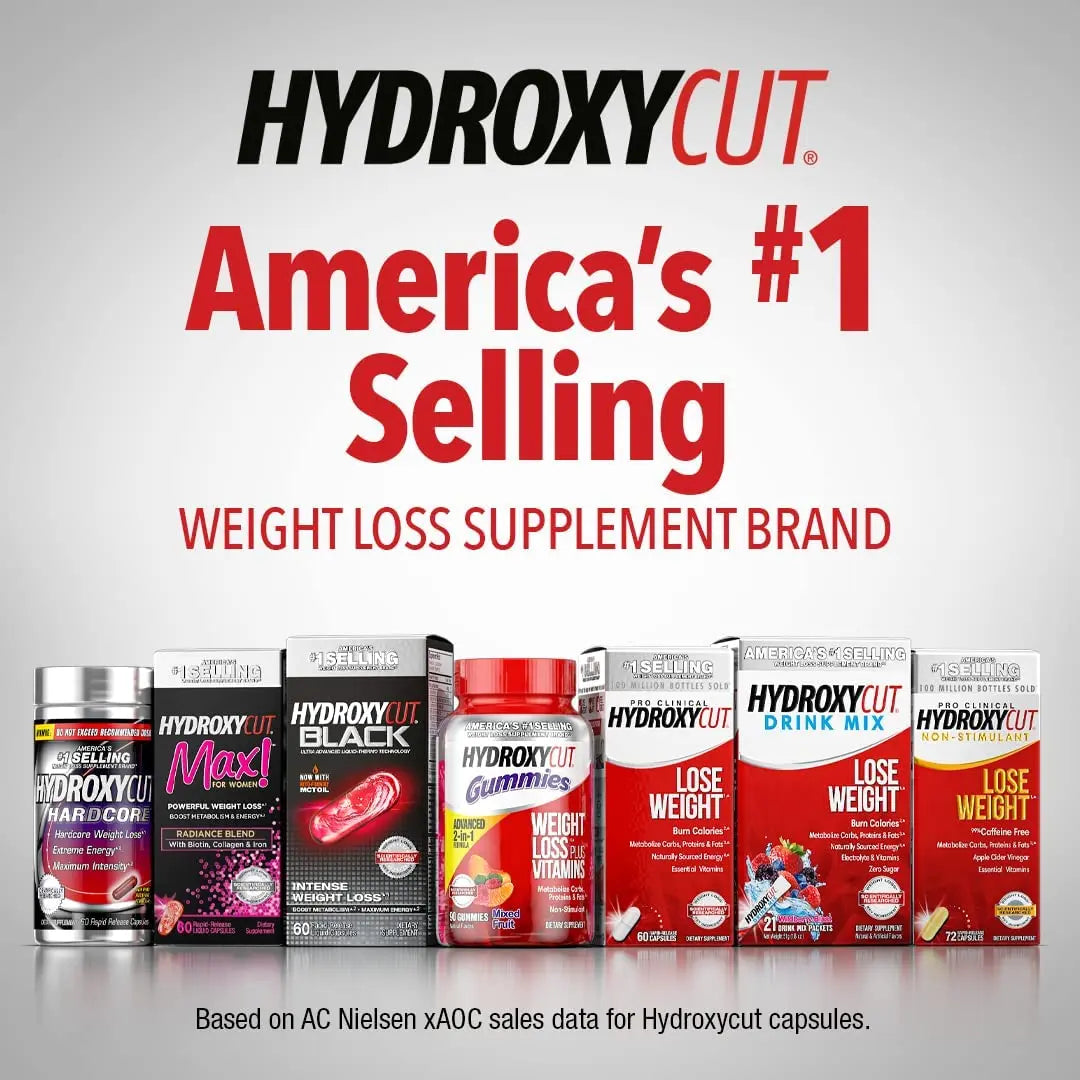 Hydroxycut Caffeine-Free Gummy for Women & Men | 15 Essential Vitamins & Minerals Hydroxycut Au supplements