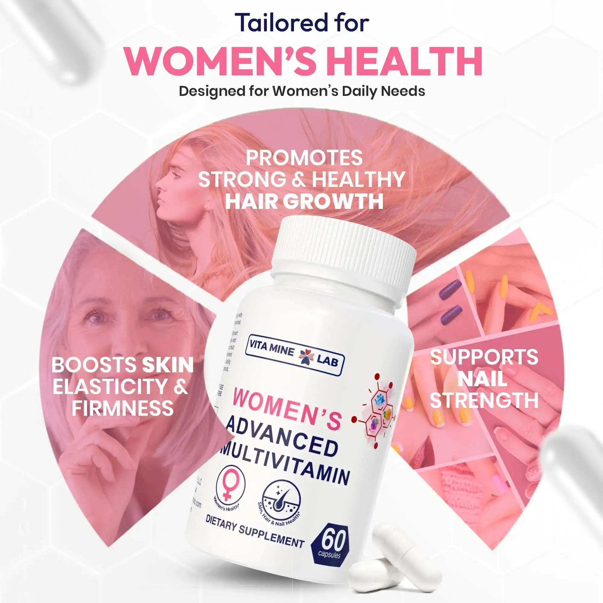 VITA MINE LAB Women's Advanced Multivitamin, Supports Energy, Immune Health & Overall Well-Being, Gluten-Free, Halal VITA MINE LAB Au supplements