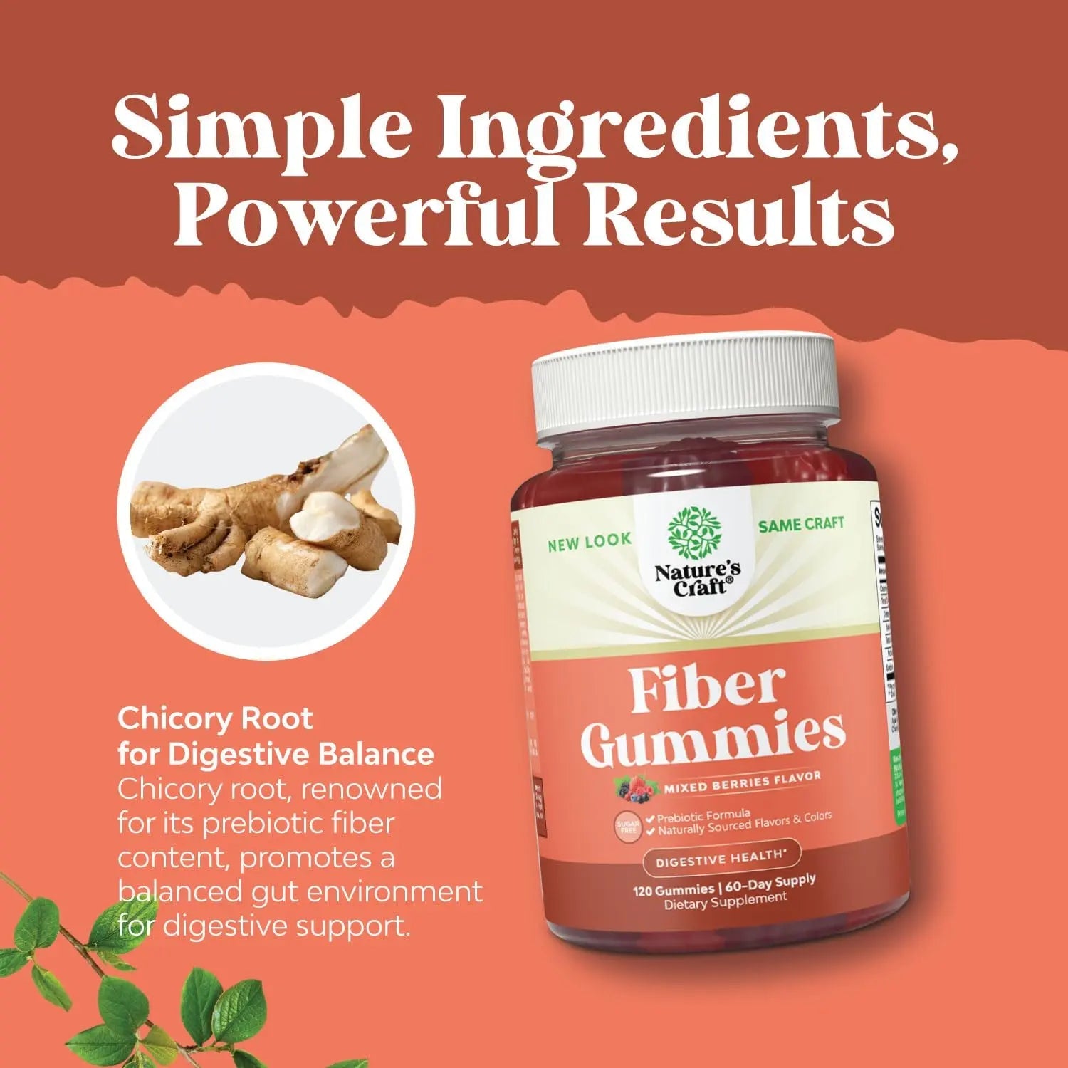 Sugar Free Fiber Gummies for Adults - High Fiber Supplement Gummies Vitamins for Adults Natures Craft Au supplements